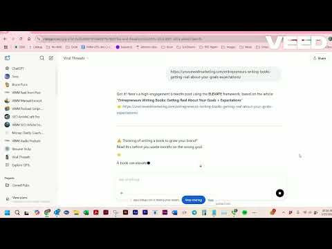 Viral Threads Custom GPT Overview