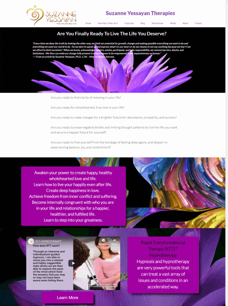 Website Portfolio 22 suzanne yessayan after short