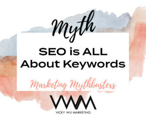 myth seo is all about keywords