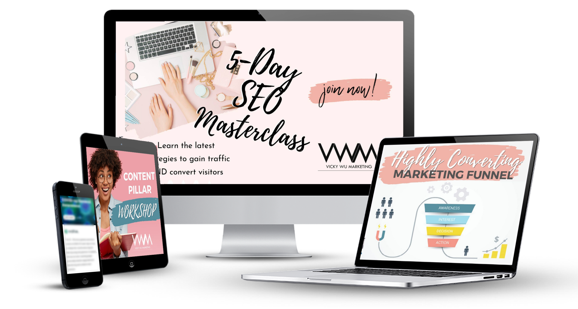 DIY Website 4 multiple online trainings and worksohp