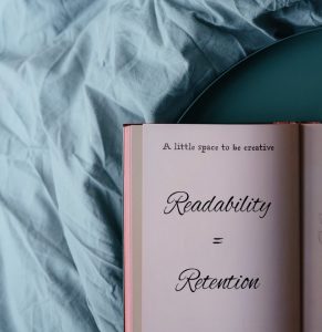 readability equals retention