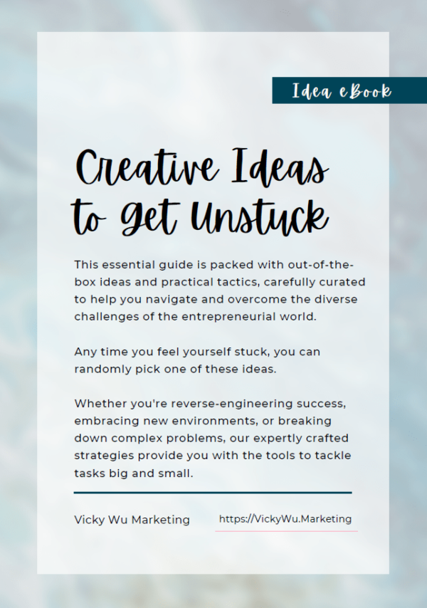 eBook: Creative Ways to Get Unstuck