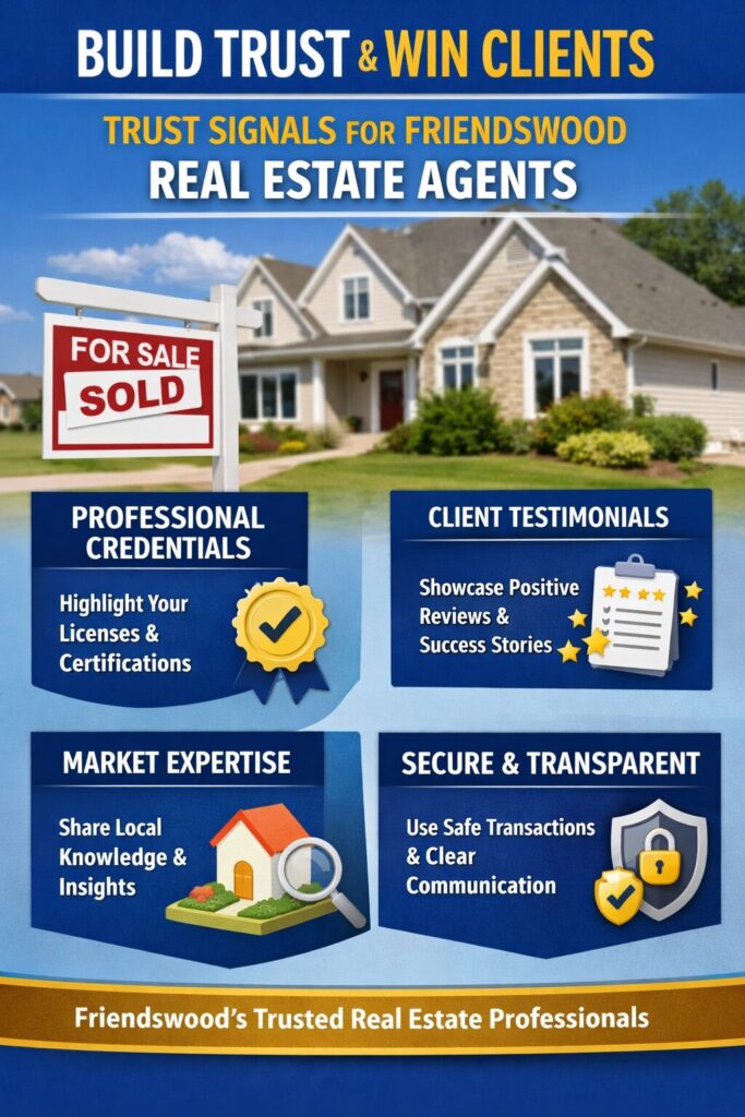 friendswood trust signals for real estate agents