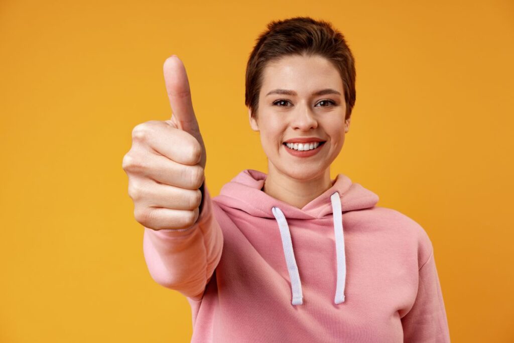 thumbs up