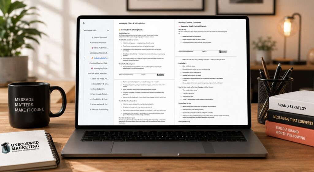 brand voice workshop communication guide