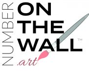 number on the wall art LOGO text number on the wall art LOGO text